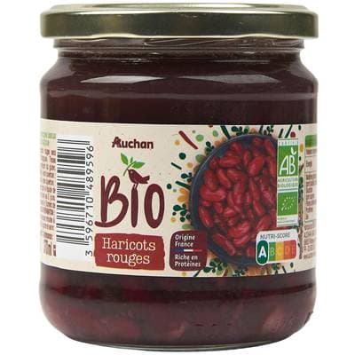 Auchan BIO Haricots Rouges Bio, 330g