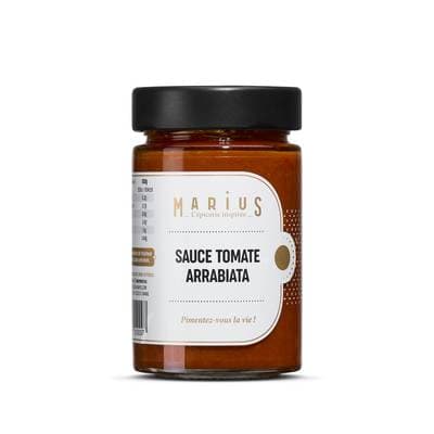 Marius, L'Épicerie Inspirée Sauce Tomate Arrabiata en bocal, 190g