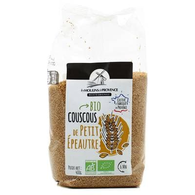 Les Moulins De Provence Couscous de petit épeautre Bio, 400G