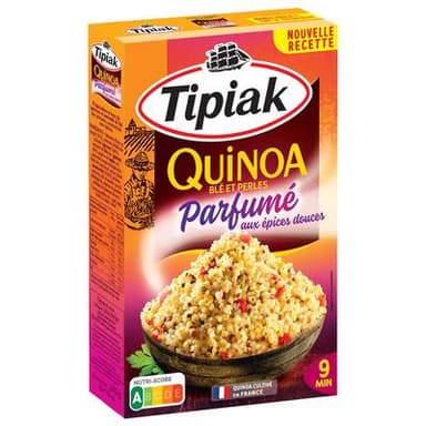 Tipiak Quinoa gourmand parfumé aux épices, 2x120g