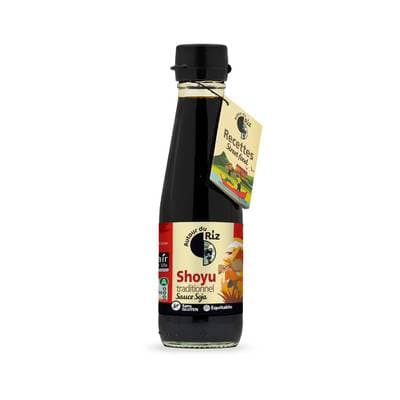 Autour Du Riz Shoyu sauce soja bio, commerce Equitable en bouteille, 20cl