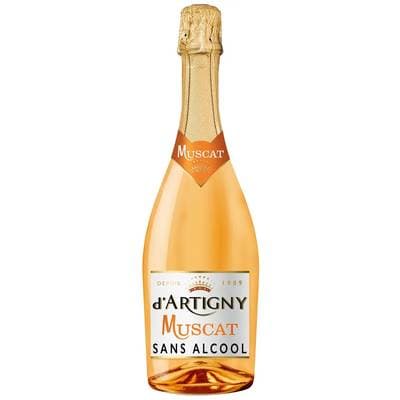 D'Artigny Pétillant muscat sans alcool, 75cl