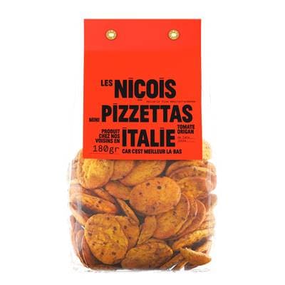 Les niçois Mini Pizzeta Tomate Origan, 180g