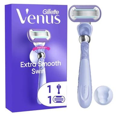 Gillette Venus Rasoir Femme Extra Smooth Swirl, 1 rasoir et 1 lame