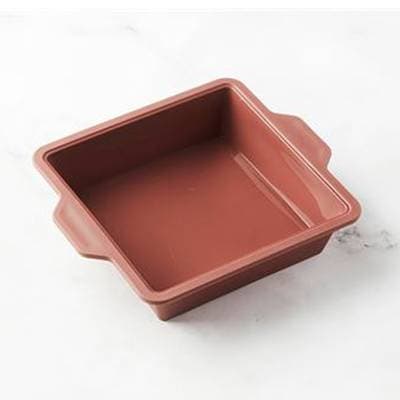 Point virgule Moule à gâteau carré Vintage Maroon, 20x20x6 cm