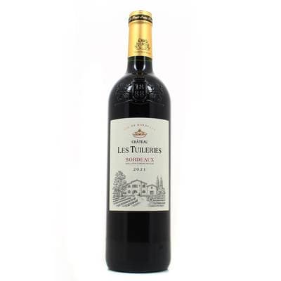 Château les Tuileries Bordeaux AOP 2021 Cabernet Sauvignon, 75cl