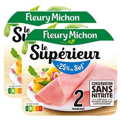 2050000392597 - Fleury Michon - Jambon Supérieur Taux de Sel Réduit