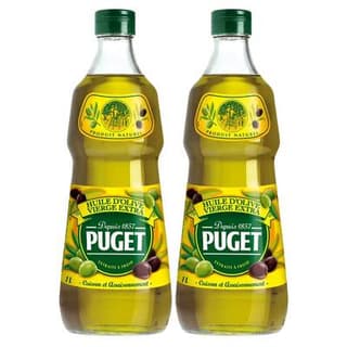 Puget Huile d'olive vierge extra, Lot de 2x1L