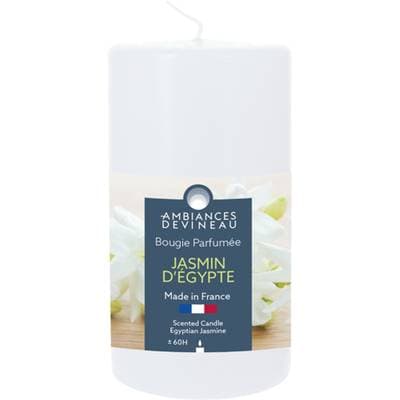 Ambiances Devineau Bougie cylindrique Jasmin d'Egypte, 13 cm