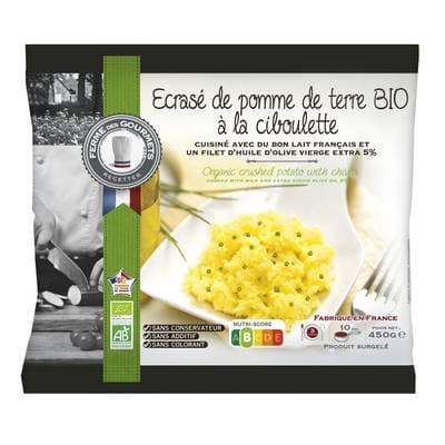 La Ferme Des Gourmets Ecrasé de pomme de terre à la ciboulette bio, 450g