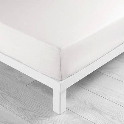Douceur D Interieur Drap housse blanc 2 personnes, 160x 200 cm