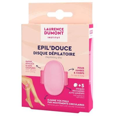 Laurence Dumont Epilateur à disques Epil Douce, Epilateur + 5 recharges