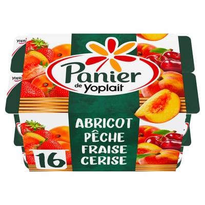 Panier de Yoplait Yaourts aux Fruits Panachés, 16x125g