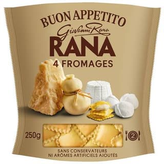 Giovanni Rana Raviolis 4 Fromages, 250g