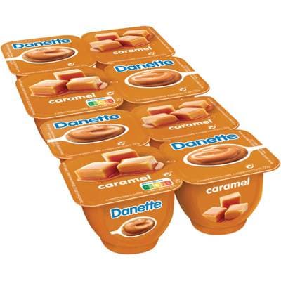 Danette Crème dessert caramel, Lot de 2 - 4x125g