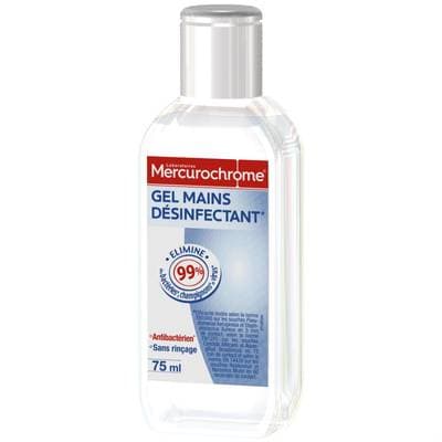 Mercurochrome Gel main désinfectant, 75ml