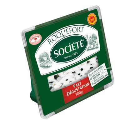 Société Roquefort AOP, 100g