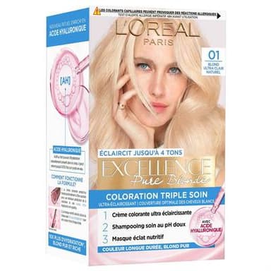 Excellence Coloration 01 Blond Ultra-Clair Naturel, 216g