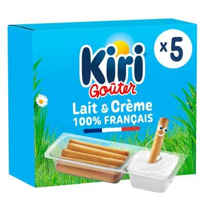 Kiri Fromage Fondu et gressins, 5 portions - 175g