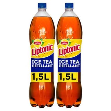 Liptonic The glacé pétillant, Lot de 2x1,5L