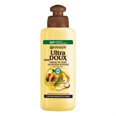 Garnier - Ultra Doux Soin Cheveux Nourrissant Avocat, Karité Cheveux bouclés à frisés, 200ml