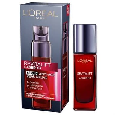 L'Oréal Sérum anti-âge peau neuve Laser X3 Revitalift, 30ml