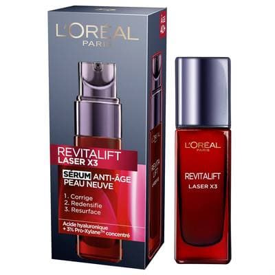 L'Oréal Sérum anti-âge peau neuve Laser X3 Revitalift, 30ml
