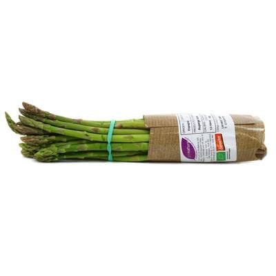 Les Paysans Bio Asperge Verte Bio, Botte de 500g