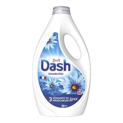 Dash Lessive liquide Envolée Air, 1,80L