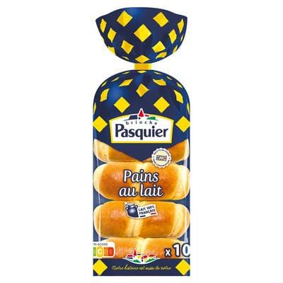 Pasquier Pains au Lait, 10 pains - 350g