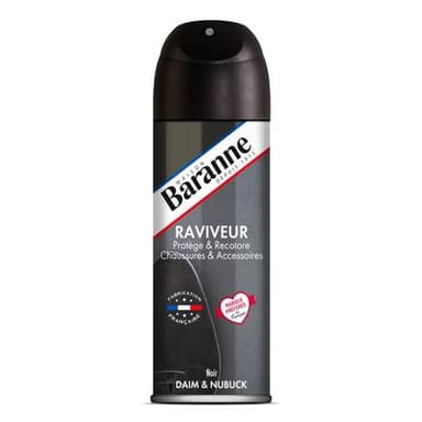 Baranne Spray raviveur noir daim et nubuck, 200ml