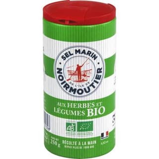 Aquasel Sel marin de Noirmoutier aux herbes et légumes bio, 250g