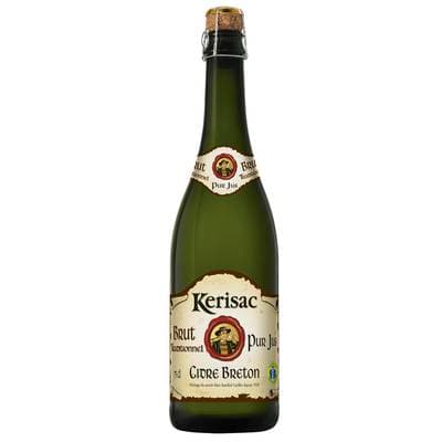Kerisac Cidre breton brut traditionnel pur jus 6°, 75cl