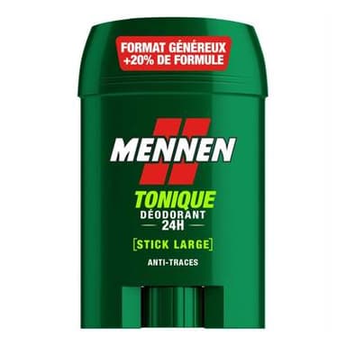 Mennen Déodorant Stick Homme Anti Traces 24h, 60ml
