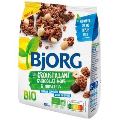3229820802398 - Bjorg - Croustillant Chocolat Noir et Noisettes Bio