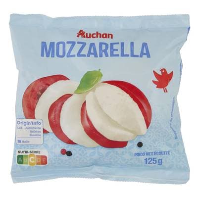 Auchan Mozzarella, 125g