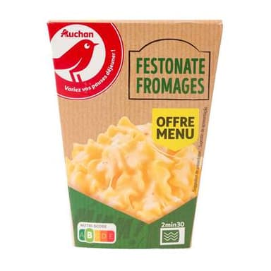 Auchan Box Festonate aux Fromages sans couverts, 300g