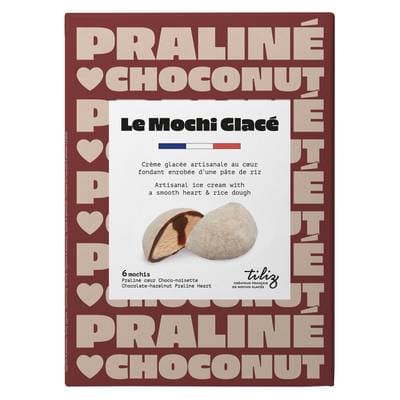 Le Mochi Glacé Mochi glacé praliné cœur chocolat, 210g