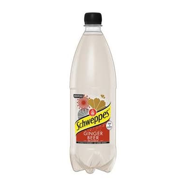 Schweppes Boisson gazeuse saveur ginger beer, 1L