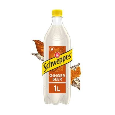 Schweppes Boisson gazeuse saveur ginger beer, 1L