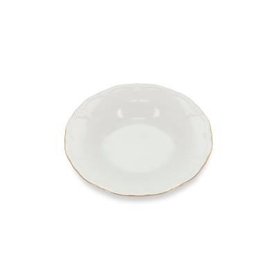 Collection Retro - Assiette creuse 23,5/14xH4cm avec bord doré Retro