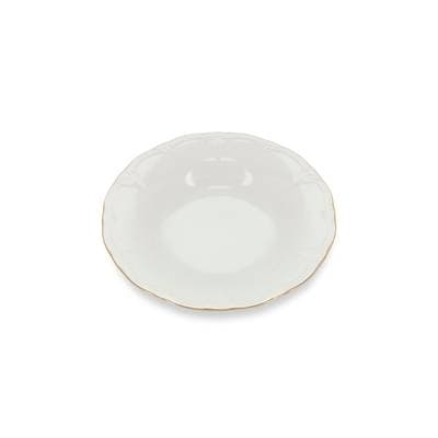 Collection Retro Assiette creuse 23,5/14xH4cm avec bord doré Retro