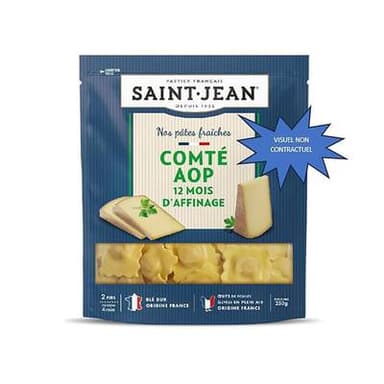 Saint Jean Pâtes Fraîches Farcies Comté AOP, 250g