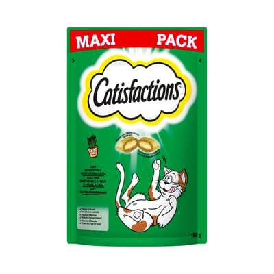 Catisfaction Friandises Herbe à Chat pour Chat adulte, 180g