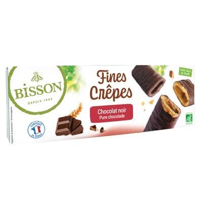 Bisson Fines crêpes choco noir bio, 90g