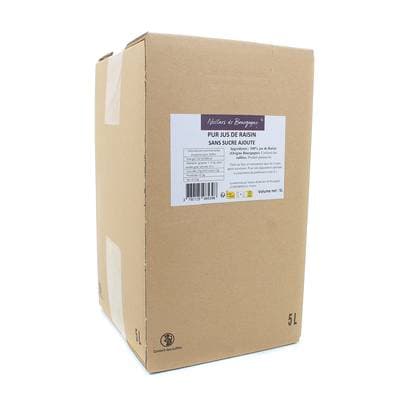 Nectars de Bourgogne Jus de raisin chardonnay de Bourgogne, 5L
