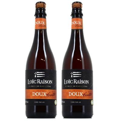 Loic Raison Cidre Doux 3°, Lot de 2x75cl