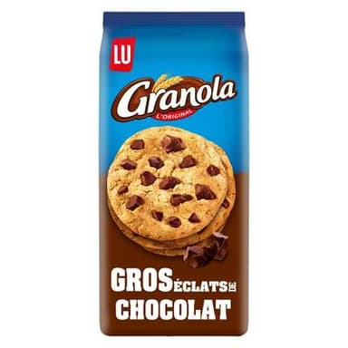Granola Cookies Gros éclats de chocolat, 184g