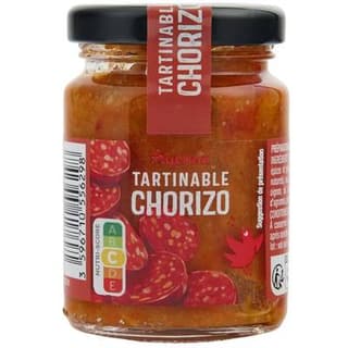 Auchan Tartinable Chorizo en bocal, 90g