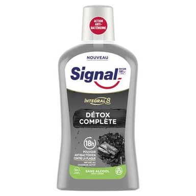 Signal Bain de bouche antibactérien intégral 8 détox complète, 500ml